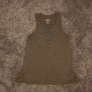 American Eagle Tank Top Cut Outs